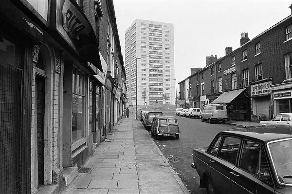 Street Scene, Ladywood, Birmingham, 15th August 1977