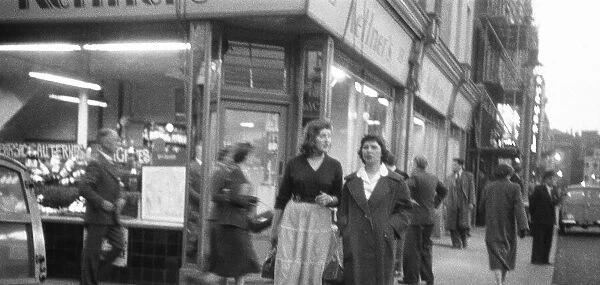 Street Scene, Soho, West London, 9th May 1956