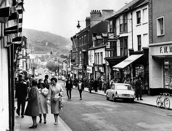 Street Scenes, Aberystwyth, Ceredigion, West Wales, May 1965