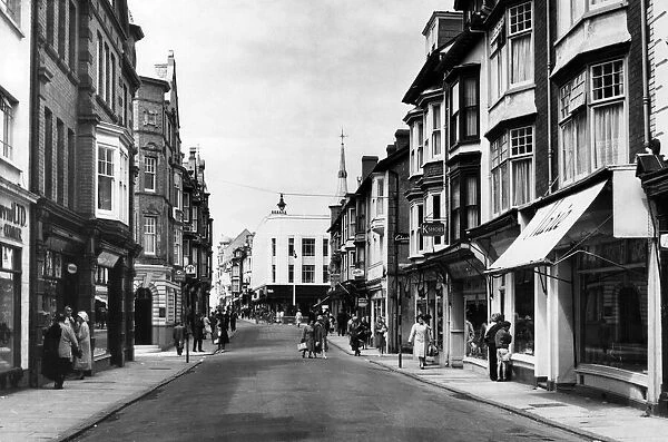 Street Scenes, Aberystwyth, Ceredigion, West Wales, August 1963