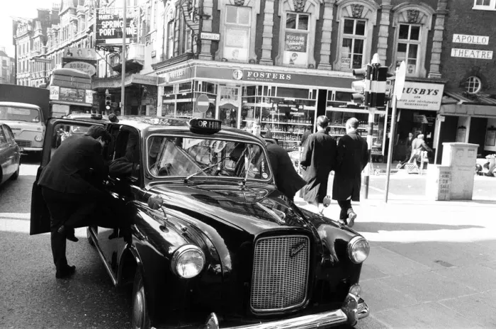 Framed Print : Street Scenes, Leicester Square, London, 17th March 1966 Framed Print : Street Scenes, Leicester Square, London, 17th March 1966