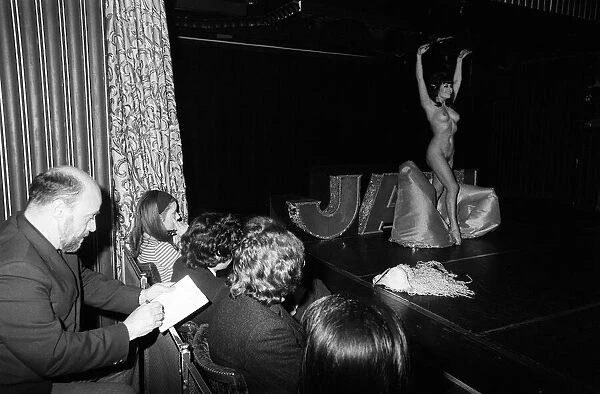 Stripper Striptease Stripping Art Students at Raymonds Revue Bar in Soho