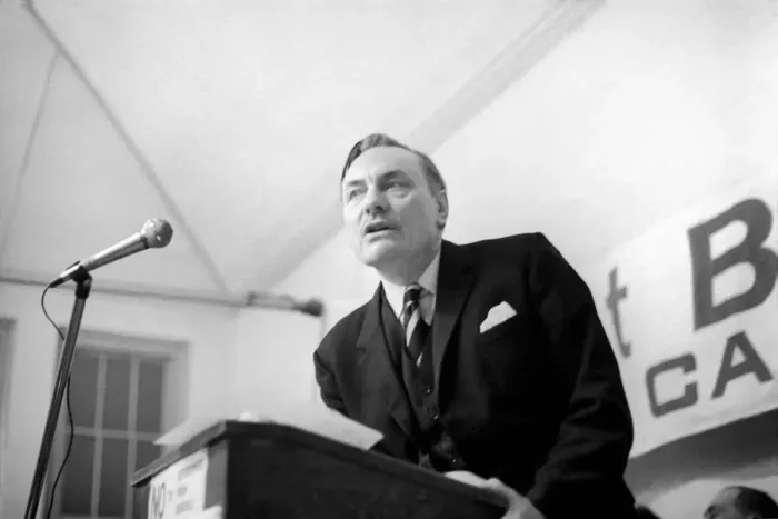 Framed Print : The Study of Enoch: Enoch Powell this evening was the guest speaker at the Anti Common Framed Print : The Study of Enoch: Enoch Powell this evening was the guest speaker at the Anti Common