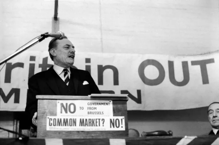 Framed Print : The Study of Enoch: Enoch Powell this evening was the guest speaker at the Anti Common Framed Print : The Study of Enoch: Enoch Powell this evening was the guest speaker at the Anti Common