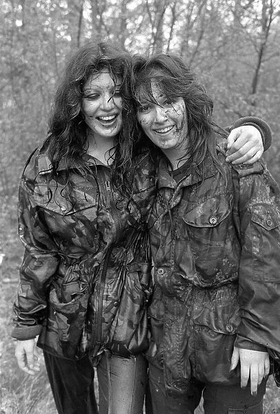 Stunts 1977 Wildcats, muddy but smiling. Kay Saint Clare