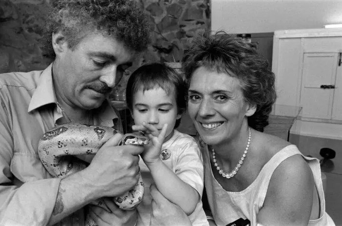 Framed Print : Sue Johnston, and her son at Chester Zoo. Brookside Framed Print : Sue Johnston, and her son at Chester Zoo. Brookside