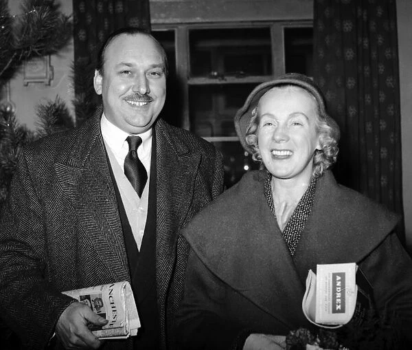 Suez Crisis 1956 Mr Robens and his wife preparing to visit Egypt to investigate