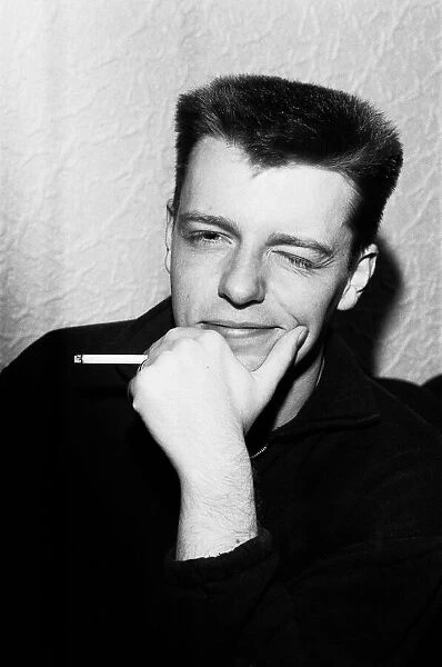 Suggs from the group Madness at the Birmingham Odeon. 30th October 1985