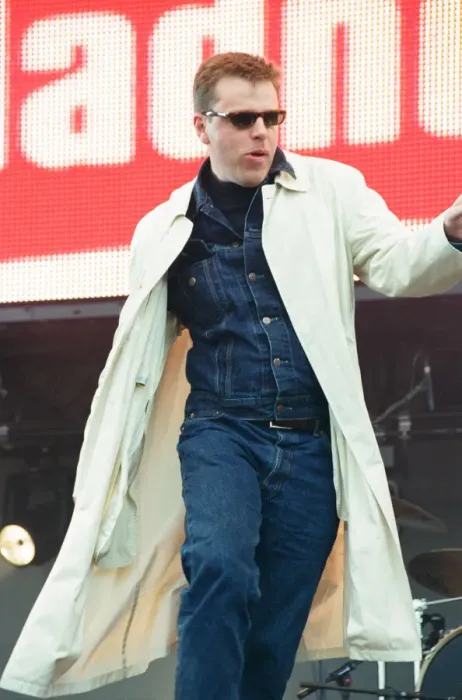Framed Print : Suggs, lead singer of British ska group Madness, performing at Party in the Park at Hyde Framed Print : Suggs, lead singer of British ska group Madness, performing at Party in the Park at Hyde