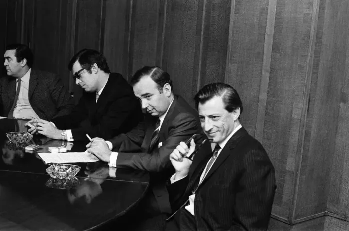 Framed Print : The Sun press conference at the News of the World, a few days before the relaunch of Framed Print : The Sun press conference at the News of the World, a few days before the relaunch of