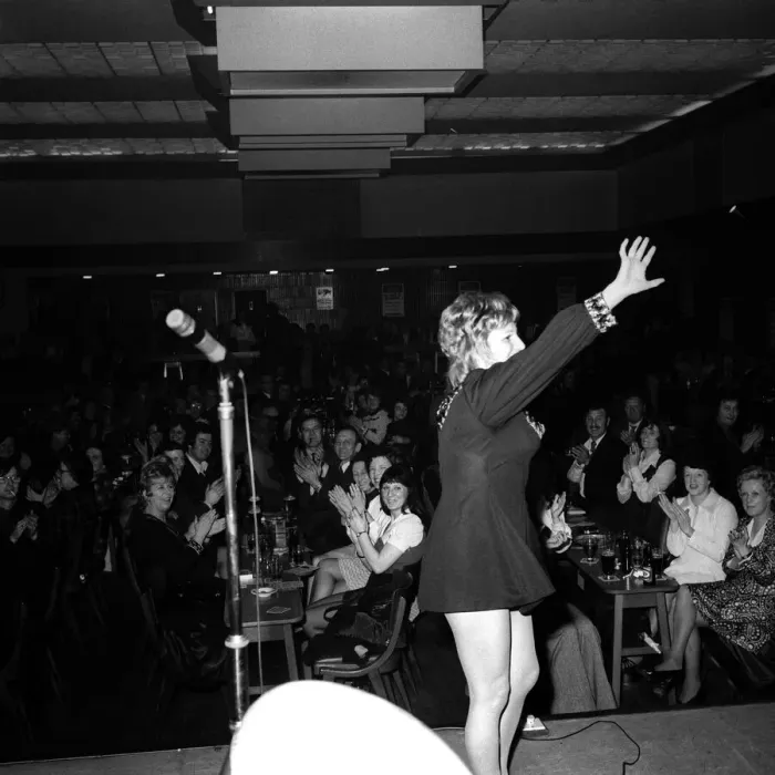 Framed Print : The Sunday Sun Jack Of Clubs Roadshow on 28th March 1974 at the Thomas Wilson Club