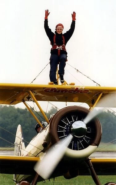 Sunday Sun reporter, Tamzin Lewis, tries her hand at wing walking on the Cadbury