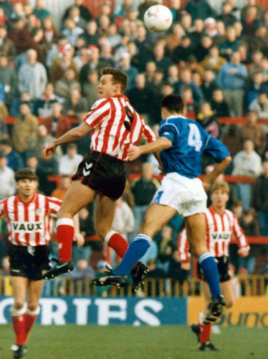 Framed Print : Sunderland 1-0 Leicester, league match at Roker Park, Saturday 14th December 1991 Framed Print : Sunderland 1-0 Leicester, league match at Roker Park, Saturday 14th December 1991