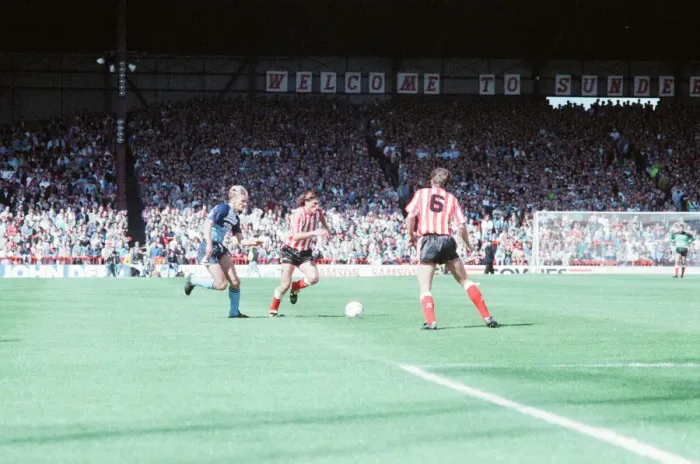 Framed Print : Sunderland 2-1 Middlesbrough, Division Two league match at Roker Park Framed Print : Sunderland 2-1 Middlesbrough, Division Two league match at Roker Park
