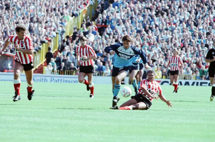 Framed Print : Sunderland 2-1 Middlesbrough, Division Two league match at Roker Park Framed Print : Sunderland 2-1 Middlesbrough, Division Two league match at Roker Park