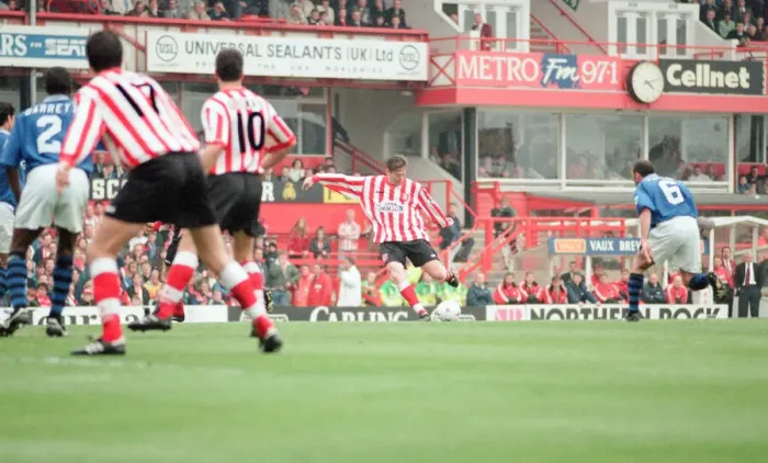 Framed Print : Sunderland 3-0 Everton, Premier league match at Roker Park Framed Print : Sunderland 3-0 Everton, Premier league match at Roker Park