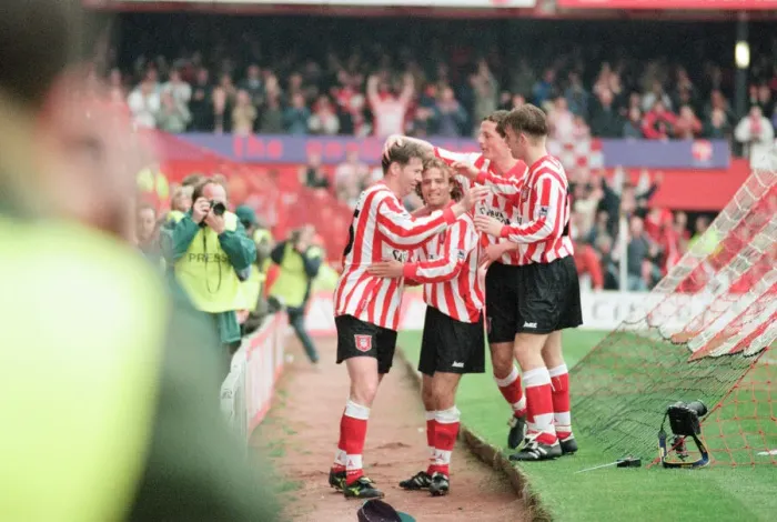 Framed Print : Sunderland 3-0 Everton, Premier league match at Roker Park