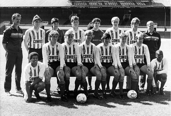 Sunderland A. F. C. team shot 1984 - 1985 season. August 1984
