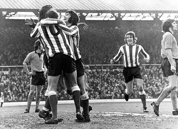 Sunderland Associated Football Club - FA Cup 6th round against Luton 17 March 1973