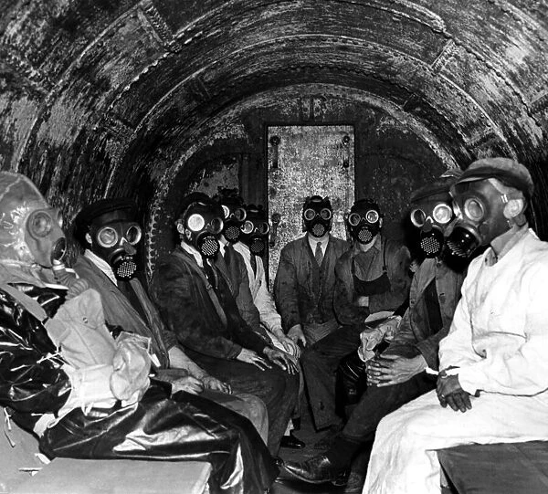 A Sunderland firm converted a boiler into air raid shelter. 03  /  08  /  1939