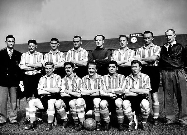 Sunderland Football Club Team Group 1951 with England