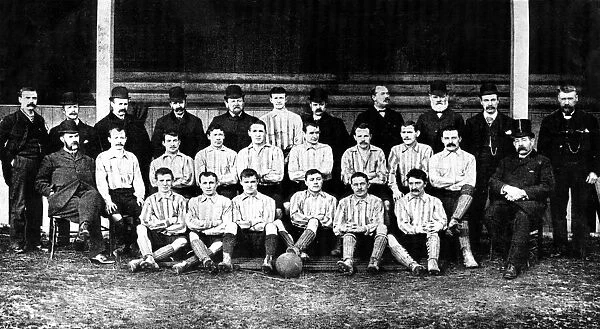 Sunderland football team - 1892 Back Row (L-R): T Watson (Sec), J McClintock