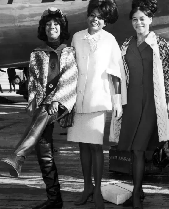 Framed Print : Supreme Girls in Town, one of many groups America is sending to Britain in an effort to