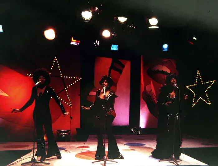 Framed Print : The Supremes - Pop Group seen here during rehearsals for the BBC television Framed Print : The Supremes - Pop Group seen here during rehearsals for the BBC television