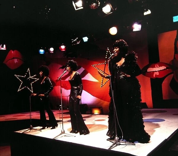 The Supremes - Pop Group seen here in rehearsals at the White City studios of Top