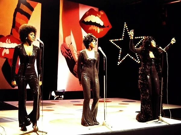 The Supremes - Pop Group seen here in rehearsals at the White City studios of Top