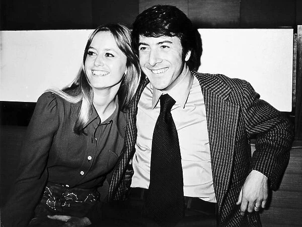 Susan George actress and Dustin Hoffman actor 1971
