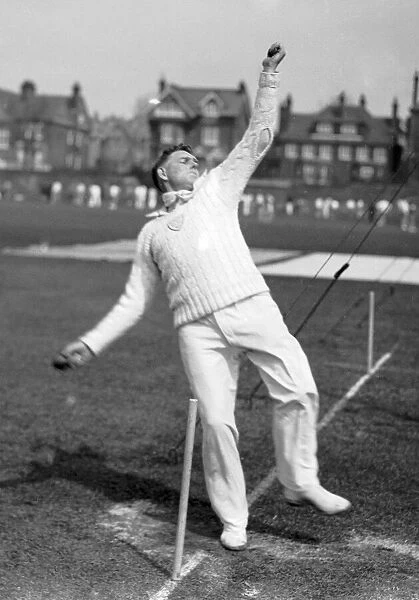 Sussex cricketer George Pearce c. 1935