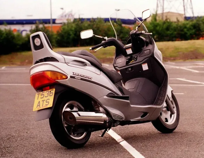 Framed Print : Suzuki Burgman 400 motorbike June 1999 Framed Print : Suzuki Burgman 400 motorbike June 1999