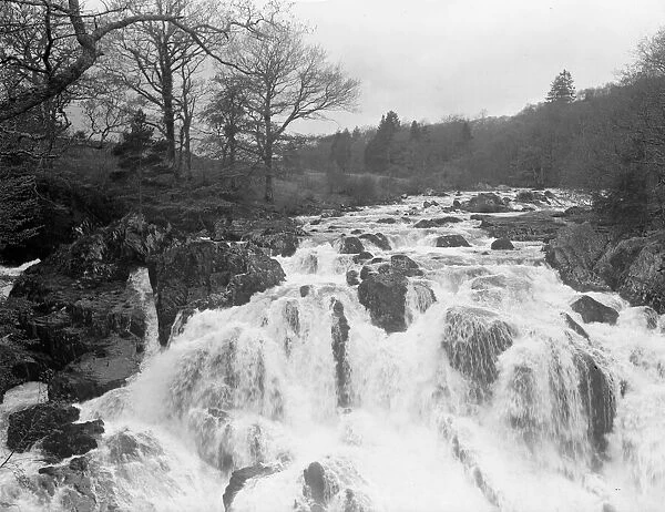 Swallow Falls Bettws-y-Coed. North Wales May 1932