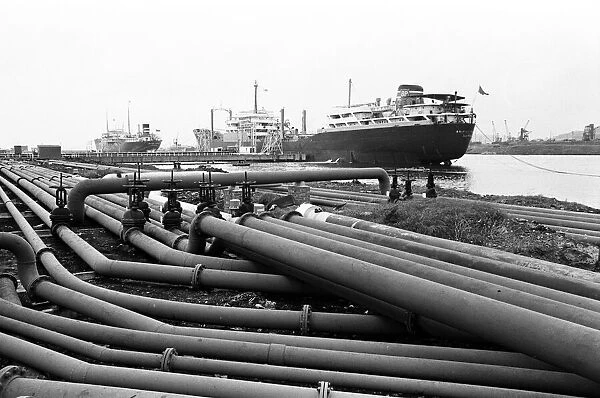 Swansea Docks, Wales. 28th July 1967