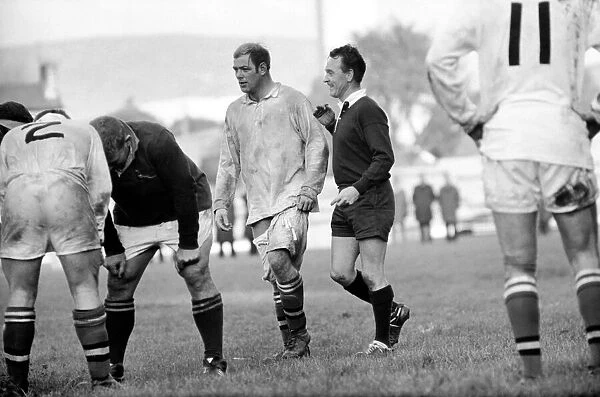 Swansea v. South Africa. Action from the match. November 1969 Z11069-050