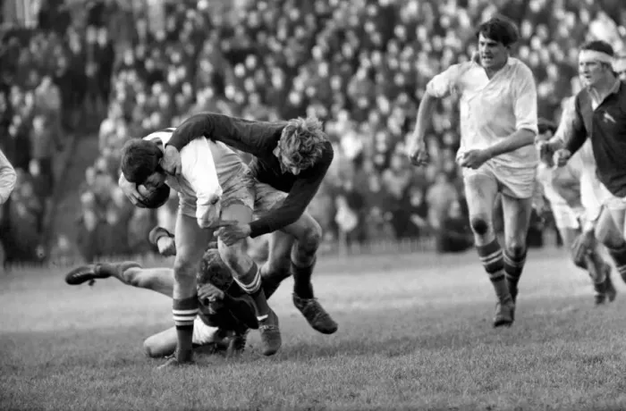 Framed Print : Swansea v. South Africa. Action from the match. November 1969 Z11069-005