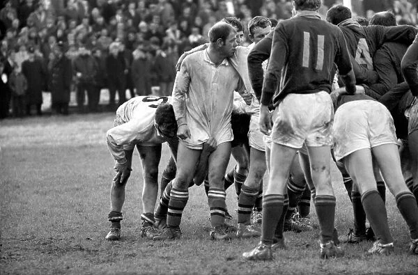 Swansea v. South Africa. Action from the match. November 1969 Z11069-007