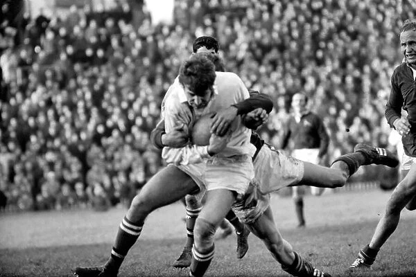 Swansea v. South Africa. Action from the match. November 1969 Z11069-006