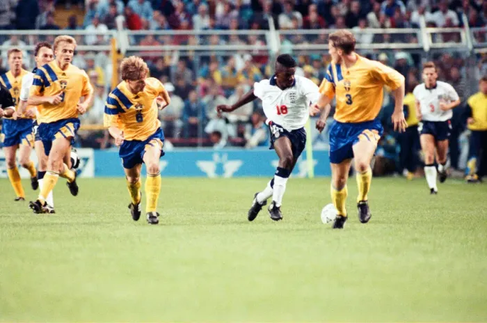 Framed Print : Sweden v England, European Championship Match, Group Stage, Group 1, Rundastadion, Solna Framed Print : Sweden v England, European Championship Match, Group Stage, Group 1, Rundastadion, Solna