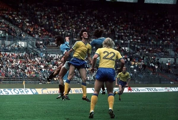 Sweden v Uruguay World Cup 1974 football