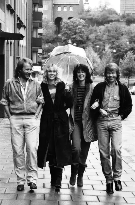 Framed Print : Swedish pop group ABBA consisting of Agnetha Faltskog, Bjorn Ulvaeus, Benny Andersson and Anni-Frid Lyngstad, pictured in London. 19th October 1980 Framed Print : Swedish pop group ABBA consisting of Agnetha Faltskog, Bjorn Ulvaeus, Benny Andersson and Anni-Frid Lyngstad, pictured in London. 19th October 1980