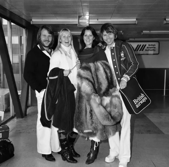 Framed Print : Swedish pop group ABBA consisting of Agnetha Faltskog, Bjorn Ulvaeus Framed Print : Swedish pop group ABBA consisting of Agnetha Faltskog, Bjorn Ulvaeus
