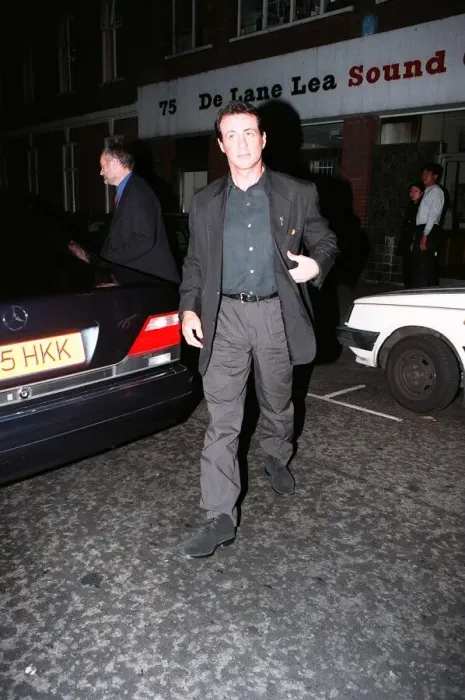 Framed Print : Sylvester Stallone Actor walking to car