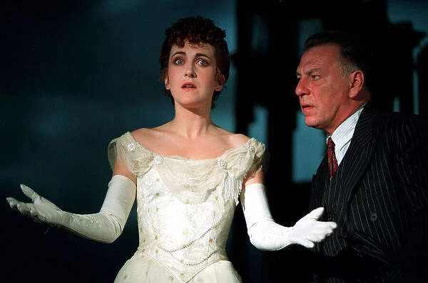 SYLVESTRA LE TOUZEL AND KENNETH CRANHAM IN NATIONAL THEATRE PRODUCTION OF J. B
