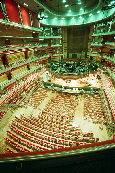 Symphony Hall, The ICC, Birmingham, 11th December 1990. Construction nearing Completion