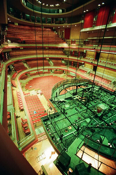 Symphony Hall, The ICC, Birmingham, 11th December 1990. Construction nearing Completion