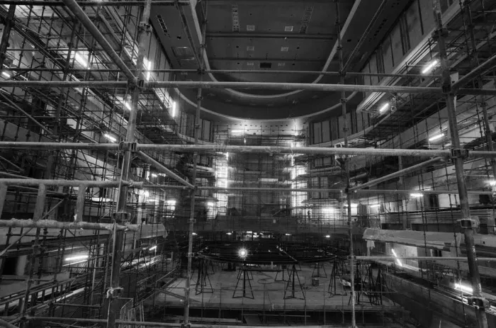 Framed Print : Symphony Hall, The ICC, Birmingham, 6th March 1990. Under Construction Framed Print : Symphony Hall, The ICC, Birmingham, 6th March 1990. Under Construction