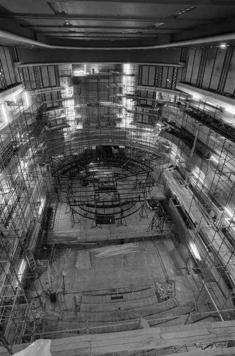 Framed Print : Symphony Hall, The ICC, Birmingham, 6th March 1990. Under Construction Framed Print : Symphony Hall, The ICC, Birmingham, 6th March 1990. Under Construction