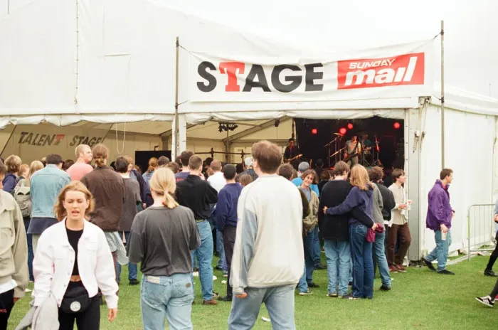 Framed Print : T in the Park Music Festival, Strathclyde Park, Lanarkshire, Scotland, 13th July 1996